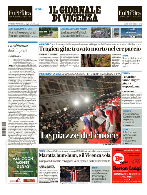 Il giornale di vicenza online gratis